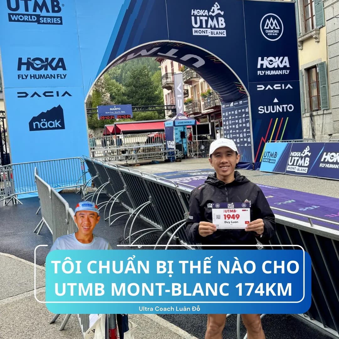 Tập luyện cho UTMB Mont-Blanc 174KM & 10.000M+